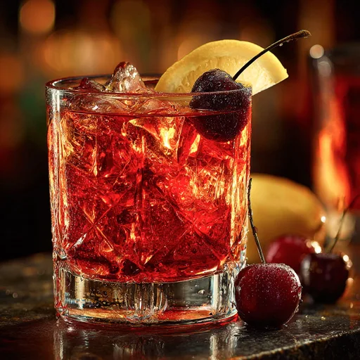 Bourbon Cherry Smash