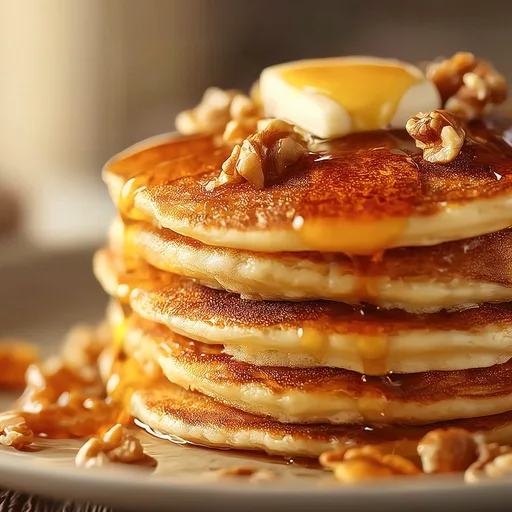 Maple Walnut Pancakes