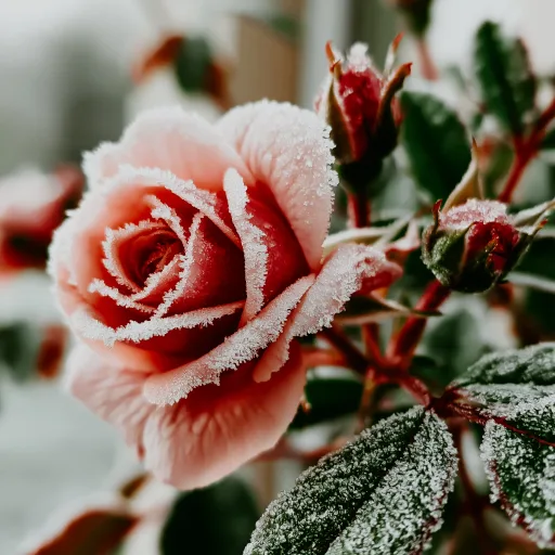 Frozen Rose