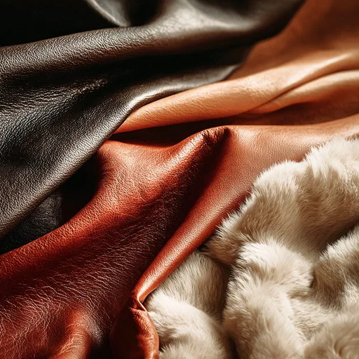 CASHMERE & AMBER LEATHER