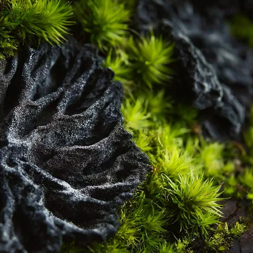 Black Coral and Moss