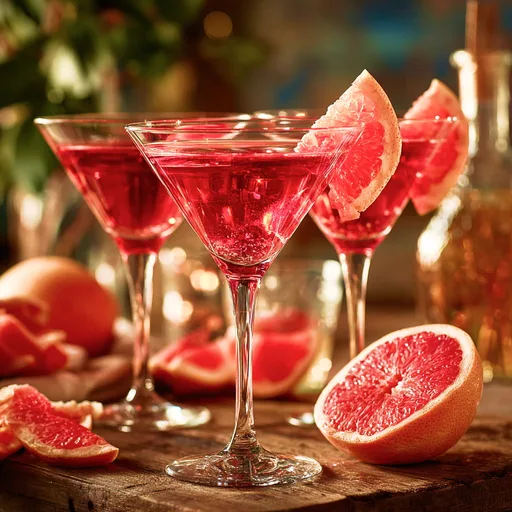 Ruby Red Martini