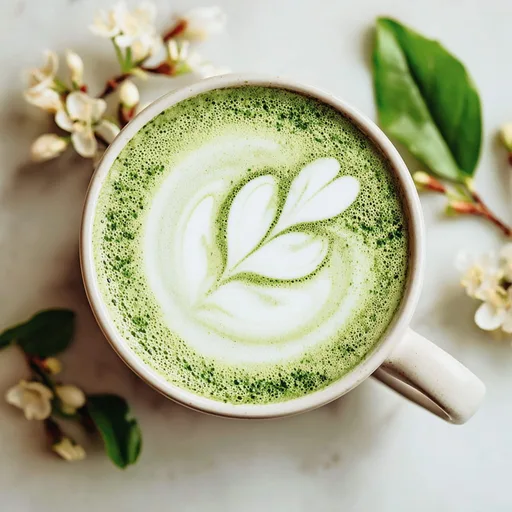 Jasmine Matcha Latte