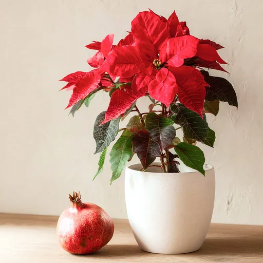 Pomegranate & Poinsettia