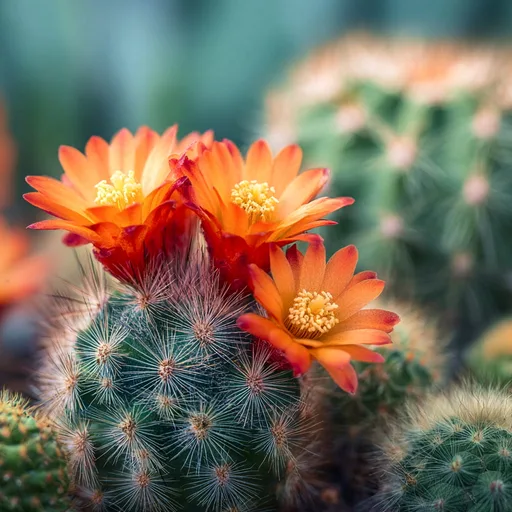 Cactus Flower and Jade