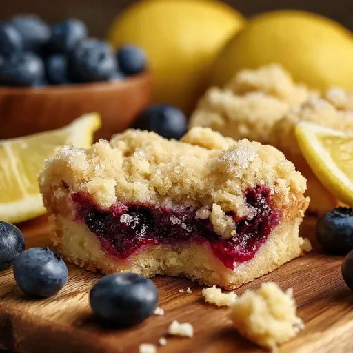 Lemon Blueberry Crumble